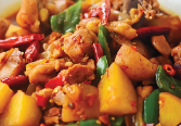 Braised Chicken Potato — Chinese dish at Pokhara Chinese Restaurant